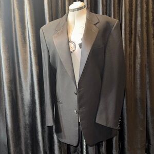 Valentino Black Men's Single-Breasted Blazer